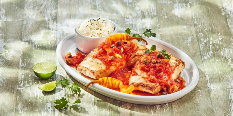 Pescado estilo veracruzana