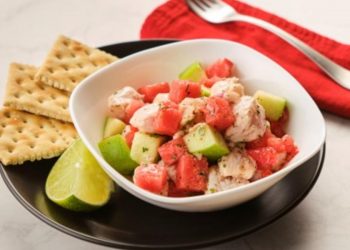 Ceviche de Pescado con Manzana Verde