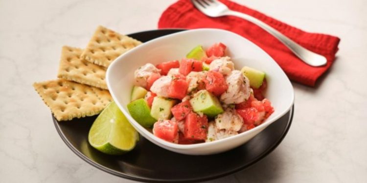 Ceviche de Pescado con Manzana Verde