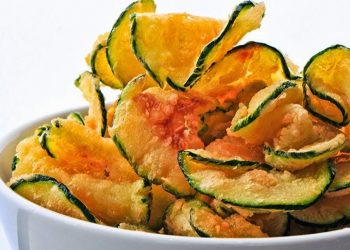 Calabacines horneados con pimentón y sal marina