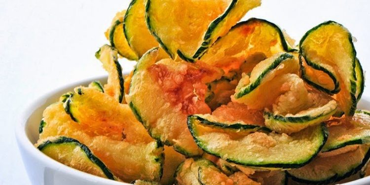 Calabacines horneados con pimentón y sal marina