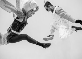 Libélula danza para percibirse