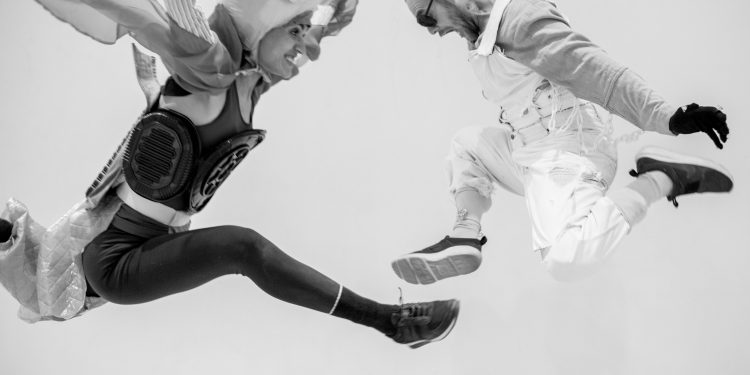 Libélula danza para percibirse