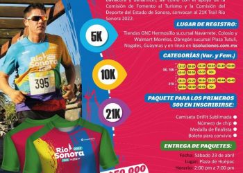 Se aproxima la ‘’Carrera Río Sonora Trail 2022’’