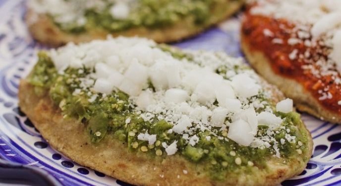 Tlacoyos de frijol