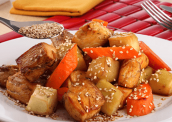 Estofado light de pollo con verduras