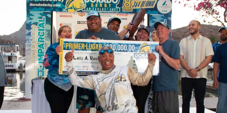 Celebran en San Carlos 8vo Torneo de Pesca Dorado Derby 2022