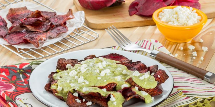 Chilaquiles de betabel