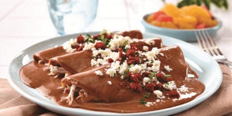 Enfrijoladas cremosas