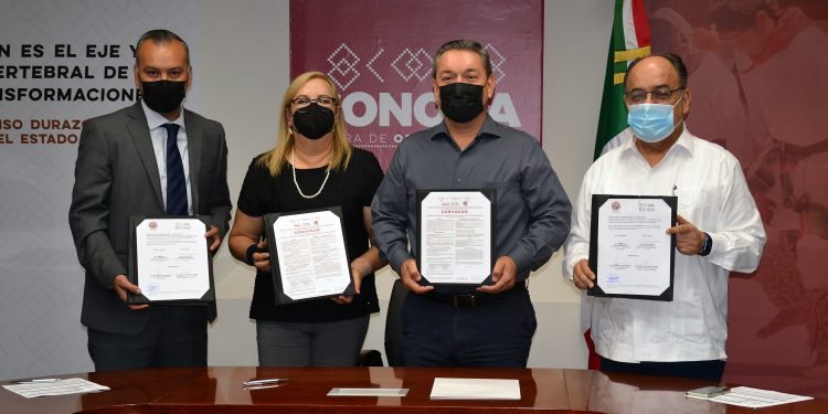 Firman convenio Unison y SEC orientado al fomento de vocaciones científicas y tecnológicas