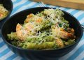 Pasta al Cilantro con Camarones