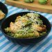 Pasta al Cilantro con Camarones
