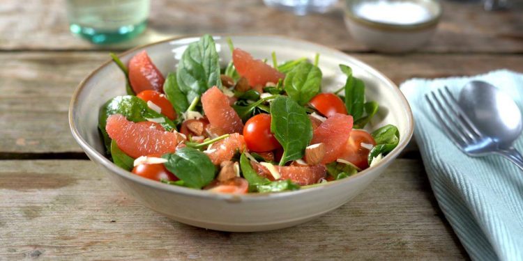 Ensalada de Espinaca y Toronja