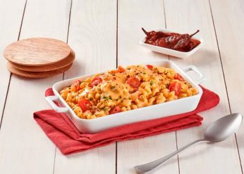 Macarrones en Salsa de Quesos con Chipotle