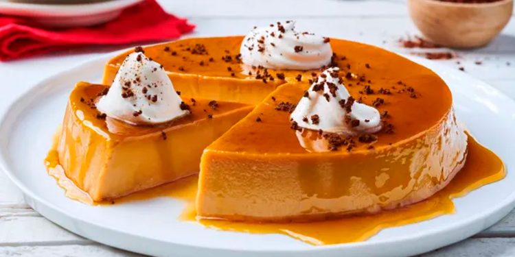 Flan de Café con Queso