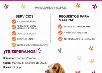 Próxima a realizarse Jornada Integral de Bienestar Animal en el  ejido Zamora de Hermosillo
