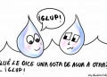 Diálogo entre gotas de agua