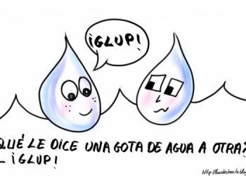 Diálogo entre gotas de agua