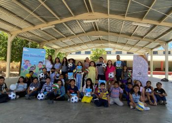 Niñas y niños de La Colorada conocieron sobre sus Derechos en atractiva charla