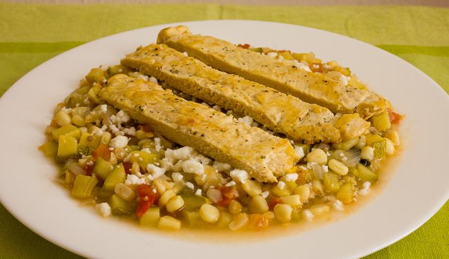 Calabacitas suculentas