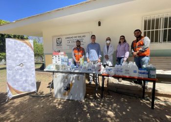 El Centro de Salud Rural de La Colorada recibe donativo  por parte de la empresa Argonaut Gold