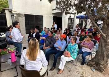 Gildardo Real visitó municipios de la Sierra y frontera donde se refirió al mal gobierno de Morena