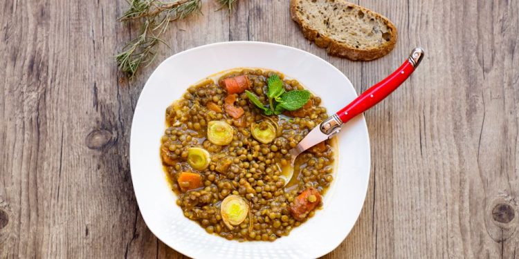 Lentejas con morcilla