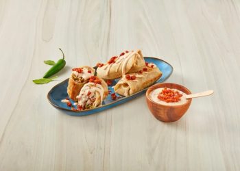 Burritos de champiñones