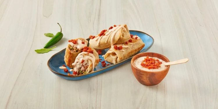 Burritos de champiñones