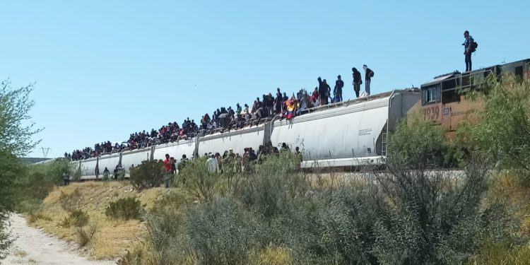 Para proteger la vida e integridad de las personas migrantes,  Ferromex suspende movimiento de trenes