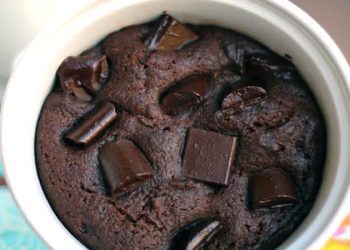 Bollo de chocolate en 5 minutos