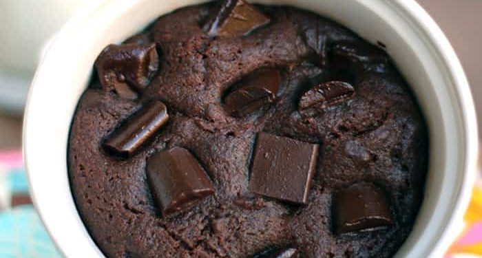 Bollo de chocolate en 5 minutos