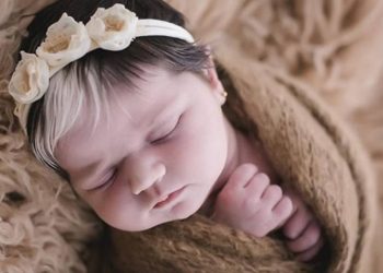 He visto una niña con canas