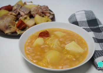 Caldo gallego de la abuela, para el frío
