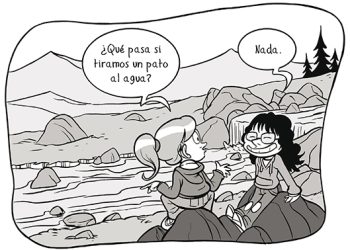 Que hace un pato en el agua