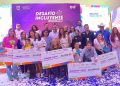 Patty Ruibal y Toño Astiazarán premian a ganadores de Desafío Incluyente