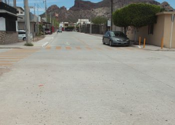 Concluye Ayuntamiento de Guaymas obra de la calle Paraje