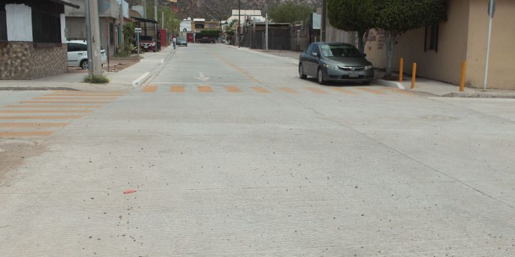 Concluye Ayuntamiento de Guaymas obra de la calle Paraje