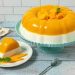 Deliciosa Gelatina de Mango con crema