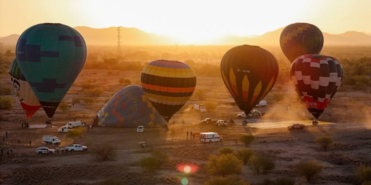 Se llena de colores el cielo de Hermosillo