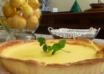 Tarta de limón cacera