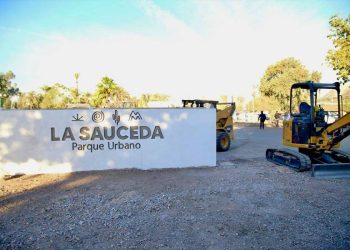 90% de avance en la primera etapa del parque La Sauceda