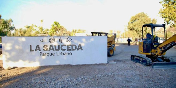90% de avance en la primera etapa del parque La Sauceda