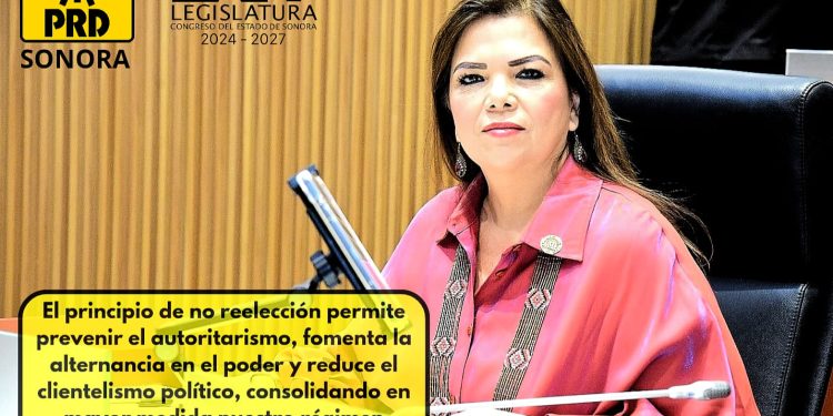 Una iniciativa de reforma de No Reelección presenta la Diputada Gabriela Tapia Fonllem