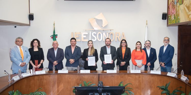 Firman convenio IEE Sonora y Registro Civil  para fortalecer la 3 de 3 contra la violencia de género