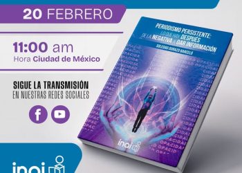 ¿Qué hay después de que te niegan la información?  INAI presentará libro escrito por Soledad Durazo