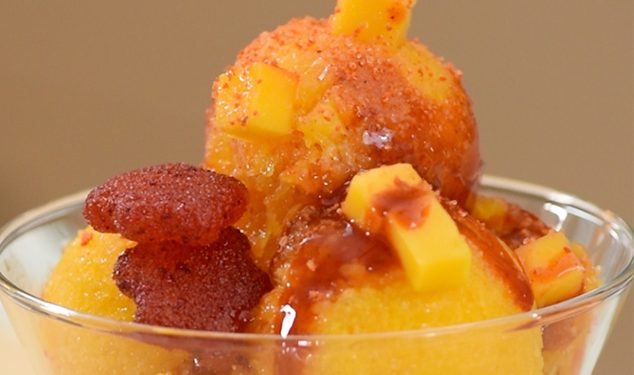 Jarabe de mango para raspado