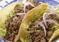 Tacos de carne molida al estilo casero