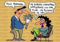 Mujer sencilla en primavera