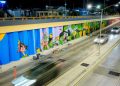Arte urbano transforma el paso a desnivel de Colosio y Solidaridad en símbolo de identidad cultural